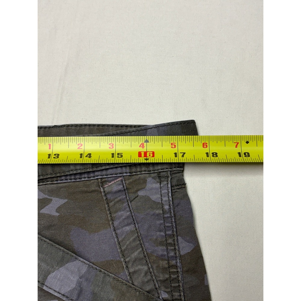 Anthropologie The Wanderer Camo Wide Leg Utility Pants Green Grey Womens 31X27 - Picture 7 of 11